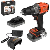 Black & Decker Bcd383d2xk-qw 18v Boorhamer