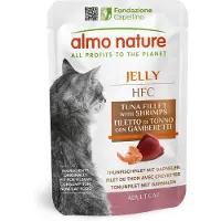 Almo nature HFC Jelly maaltijdzakjes Kattenvoer 6 x 55 g - Tonijnfilet met garnalen