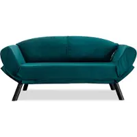 Hannah Home Slaapbank Genzo | polyester blauw 87x81x177 cm slaapbanken | NADUVI