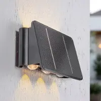 LumenXL 6-lichts solar wandlamp voor buiten - Selena