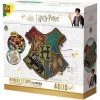 SES Creative - Beedz - Harry Potter - Hogwarts Schild - Strijkkralen - 4000 Stuks Instructie - Vanaf 12 Jaar
