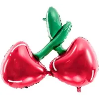 Party Deco Partydeco - Folieballon Kersen