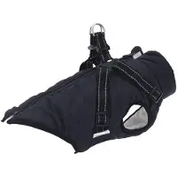 vidaXL Hondenjas met harnas waterdicht reflecterend marineblauw L24