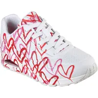 SKECHERS Sneakers laag 'Uno-Spread The Love' wit