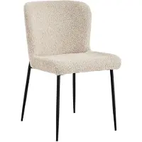 Molecule Stoel 'lisa' Bouclé Beige