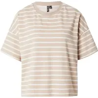 Pieces Sweatshirt 'PCCHILLI' camel / wit