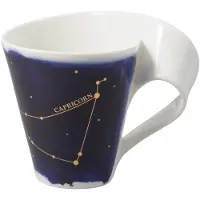 Villeroy & Boch NewWave Sterren Steenbok, Kopje, Blauw, Wit, Zwart
