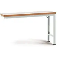 Manuflex aanbouw-werkbank Profi speciaal, tafelblad kunststof, 1500 x 700 mm, lichtgrijs