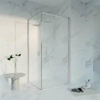 FortiFura Galeria Douchecabine - 80x80x200 - Profiel - veiligheidsglas - anti kalk - chroom SW1122479 SW797914 SW797904