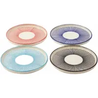 Pols Potten Bord Marine Striped Multi (Set van 4)
