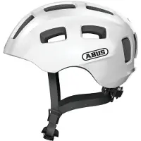 ABUS Fietshelm YOUN-I 2.0 pearl white M - 52-57 cm - wit - Geschikt voor gebruik op elektrische fietsen - stadsfietsen - 260 g
