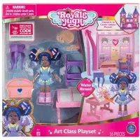 Royale High Art Class Playset - 1 Doll 6 Accessories - 1 Surprise Water Reveal - Fits Inside Castle Playset - Virtual Item Code Included - Ages 5+
