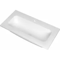 Ink Wastafel reflekt 800x400x15 mm mat wit 3407711