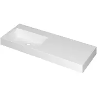 Ink Wastafel Momento 1200x450x90 mm Mat wit 3421345