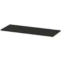 Ink Afdekplaat t.b.v. Onderkast gelakt 120 cmx45 cmx2 cm mat zwart 1240276