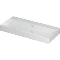 Ink Wastafel unlimited porselein met 1 kraangat 100 cmx45 cmx11 cm glans wit 0202071