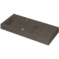 Ink Wastafel Momento 1000x450x90 mm Quartz beton 3421436
