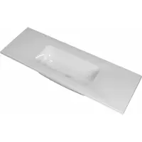 Ink Wastafel reflekt 1200x400x15 mm glans wit 3407650