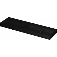Ink Wastafel united 1600x450x110 mm mat zwart 0206494