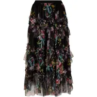 Apricot Rok gemengde kleuren / zwart