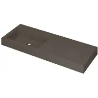 Ink Wastafel momento 1200x450x90 mm quartz beton 3421445