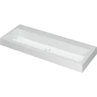 Ink wastafel momento polystone zonder kraangat 120 cmx45 cmx9 cm glans wit 3421040