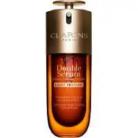 Clarins NIEUW Dubbel serum licht | Anti-verouderingsserum | Zichtbaar verstevigt, verzacht, versterkt de glans en verfijnt de porin | 24 uur hydrata