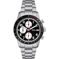 Fossil Analoog horloge zwart / zilver / wit