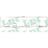 LPR C0208B Handremkabel