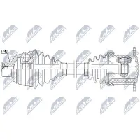 NTY NPW-AU-027 Aandrijfas