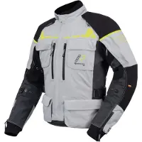 Rukka Ecuado-R motortextiljas, lichtgrijs/neon, maat 50