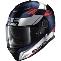Shark Spartan 1.2 Strad Mat Blauw Wit Rood BWR Maat XS