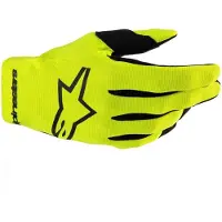 Alpinestars Youth Radar Handschoenen Geel Fluo Zwart Maat M