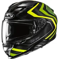 HJC F71 Carbon Nevio Zwart Groen Geel Integraalhelm Maat S