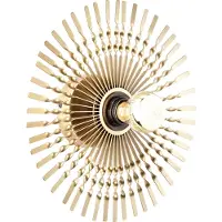 Brilliant Wandlamp Mendoza Goud E27