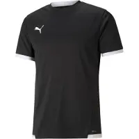 Puma teamLIGA Jersey Heren sportshirt - Black-White