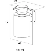 Tiger Zeepdispenser Tiger Colar RVS Glans
