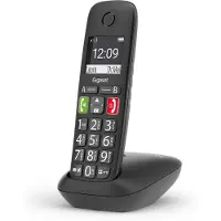 Gigaset E290 - grote toetsen- zwart