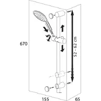 Tiger 1713240744 Amalfi Doucheset