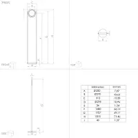 Eglo 390022 Montefano Staande Lamp Staal Zwart/Kunststof Wit - 20W/2160LM/3000K