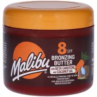 Malibu Tanning Bronzing Butter With Beta Carotene & Coconut Oil SPF 8 300 ml