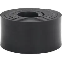 vidaXL Rubberen rand voor sneeuwploeg 180x10x1 cm zwart