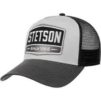 Stetson Cap - Trucker Cap Gasoline - zwart-grijs | Maat Standard