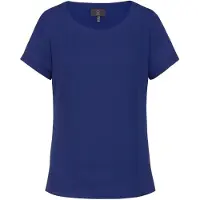 Greiff 6577 Blouse Dames Korte Mouw Regular Fit Essentials - Chiffon | Maat: 42