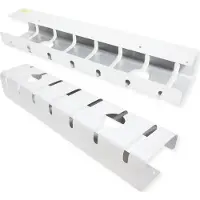 Roline kabelgoot, voor montage onder bureau (2 stuks), wit