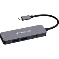 Verbatim USB-C Essentials Multiport Hub 4 poorten