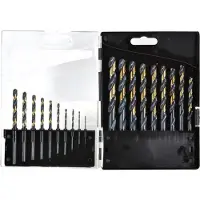 AWTOOLS Premium Serie - Boorbits voor Metaal - HSS M2 - 19-delig - 1,0-10,0mm