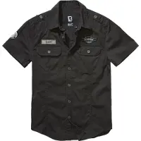 Brandit Overhemd 'Luis' grijs / zwart / offwhite