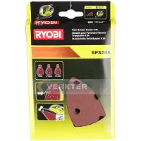 Ryobi Assortiment 20 abrasifs auto-agrippants 149x99mm pour ponceuses triangulaires SPS20A