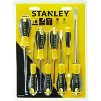 Stanley Essential - Schroevendraaierset - 8 stuks - Staal - Ergonomische Handgreep